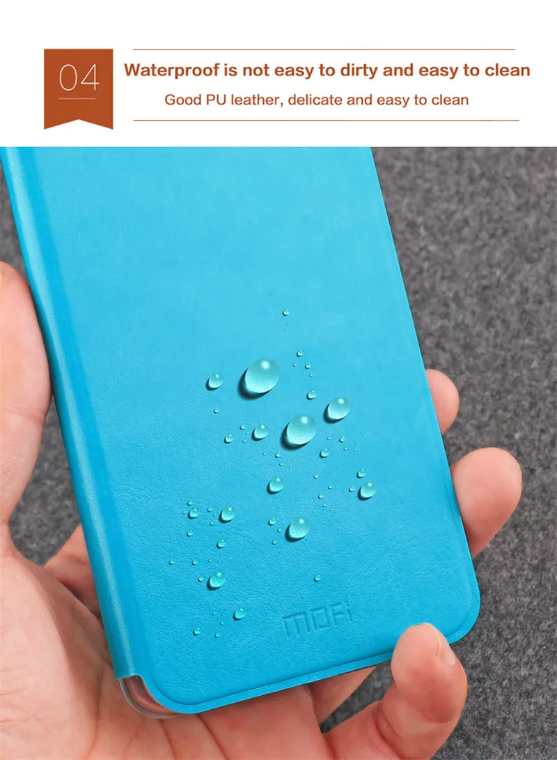 Чехол MOFI для huawei P30 P20 Pro Чехол для Honor v20 9 8X10 флип из искусственной кожи чехол тонкий силиконовый чехол для Honor play чехол