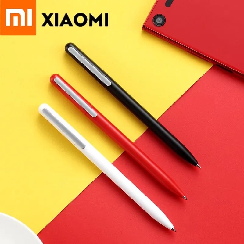 

3pc/set Original Xiaomi Mijia Pinluo Gel Pen 0.5mm Core Durable Signing Pen Refill Black Ink Rotate The Pen Black/Red/White