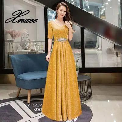 Xnxee женское Новое Элегантное тонкое платье Vestido de novia