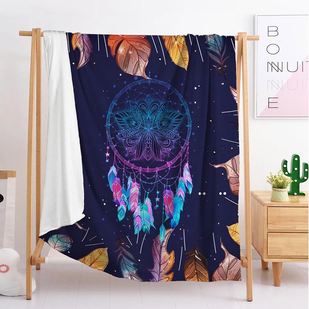 

2020 new dream catcher export Throw Blanket flannel blanket blanket cover blanket single double bedding men and women bedding