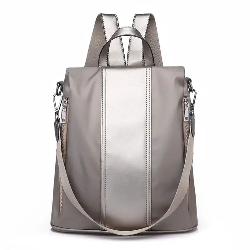 Khaki Mochilas женский рюкзак, Женский кошелек, водонепроницаемый нейлоновый Противоугонный рюкзак, легкие сумки на плечо, женская сумка, женская сумка - Цвет: Khaki