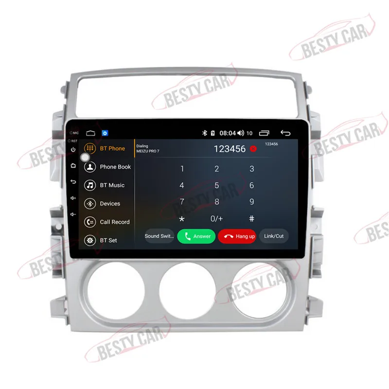 Discount 9 Inch Android 9.0 Octa Core Touch Screen Car Radio GPS Stereo For Suzuki LIANA 2007-2013 Multimedia Player IPS 2.5D DSP WIFI CARPLAY with Free MAP Backup Camera 4