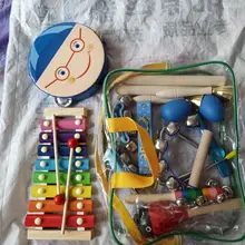 Orff детский ударный инструмент детский сад обучающие средства 12 шт. Октава стук пианино Orff Музыкальные инструменты пакеты