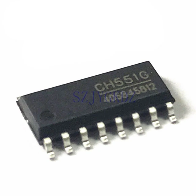 Ch551 8-битный Улучшенный микроконтроллер Usb Sop-16 10 КБ чип Ch551g | Электронные