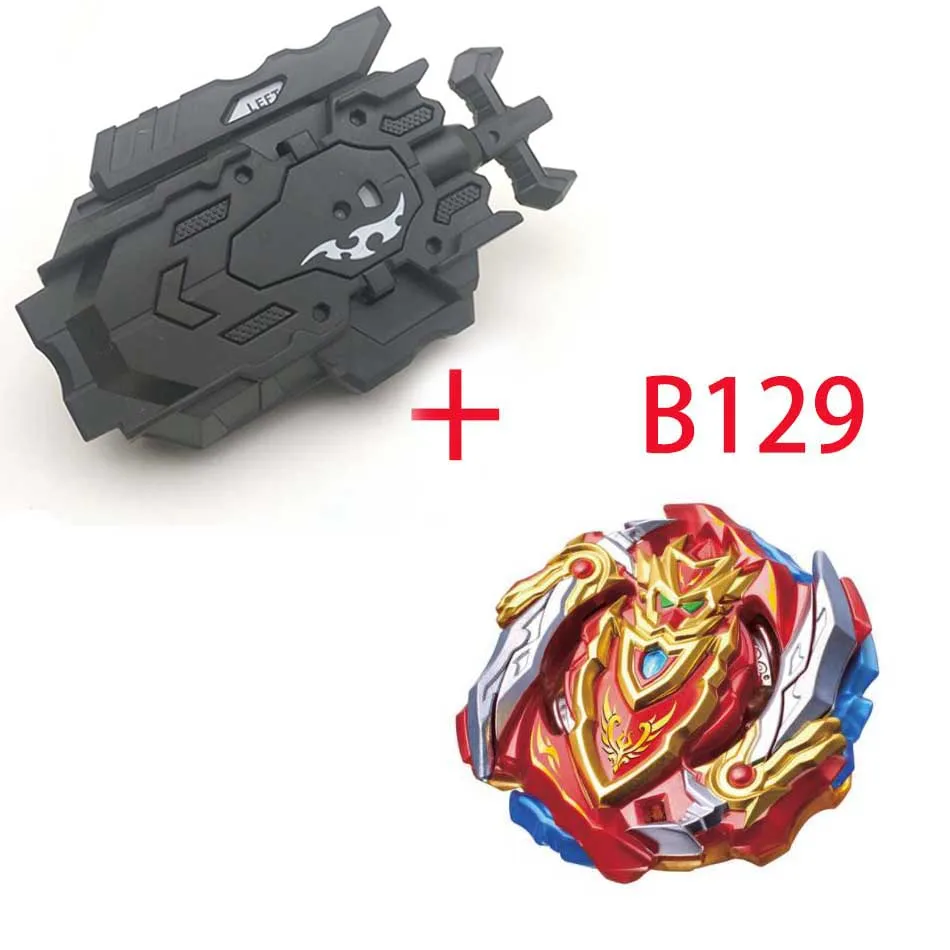 Волчок Beyblade Burst B-74 B-66 с пусковым устройством Bayblade Bey Blade металл пластик Fusion 4d Подарочные игрушки для детей - Цвет: B129