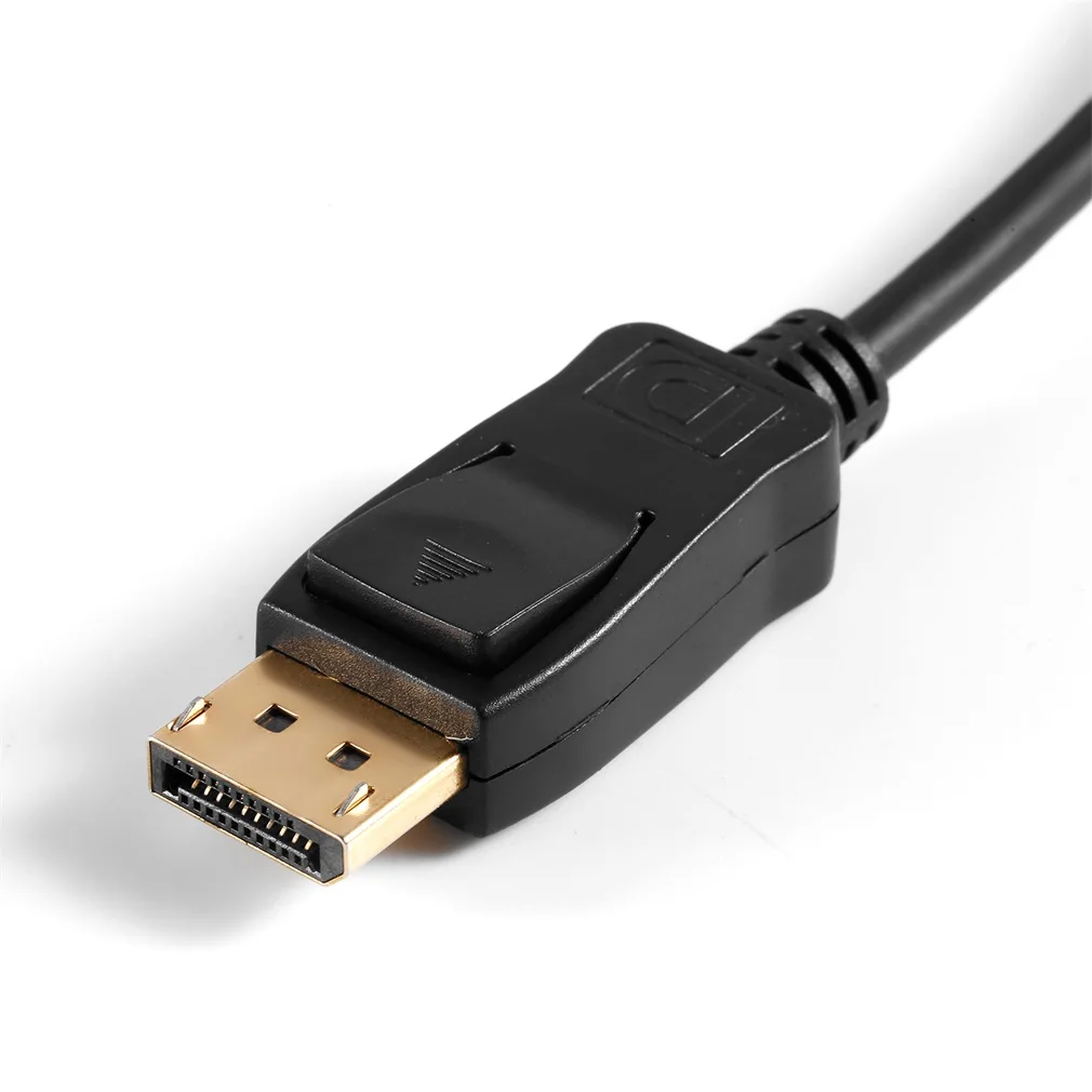 LESHP 1,8 M 1920x1200 1080P DP(DisplayPort) Кабель VGA с разъемом «Папа-папа» золотой шнур с покрытием 6 футов для настольных или зеркальных дисплеев