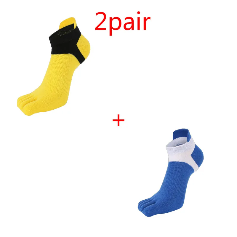 style 4 2pair 1/2 пары, модные мужские хлопковые теплые носки с принтом, осенне-зимние классические забавные носки в клетку, цветные мужские повседневные короткие носки - Color: style 4 2pair