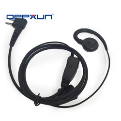 Oreillettes tête M à crochet d'oreille, 2 broches, casque pour talkie walkie, pour Motorola GP88 GP300 GP2000 GP3688 CP040 EP450 PTX600, deux voies, nouvelle collection 