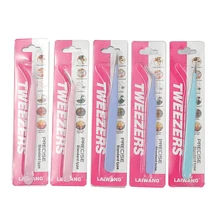 

High Quality Portable Colorful Tweezers Useful Handmade Beading Jewelry Tools for Diy Jewelry Making Nail Art Decor Equipment