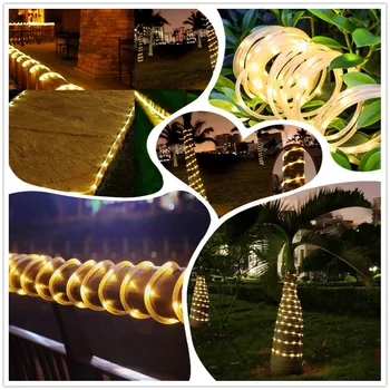 

Bzoosio Outdoor 10M 100 LEDs 8 mode copper pipe light string Waterproof Batteries Mall Bar Home Parties Weddings Decoration F1