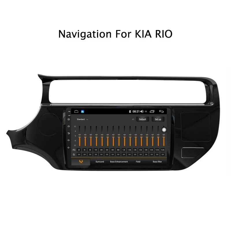 Clearance Ectwodvd 9inch Andriod 8.1 Car DVD GPS For Kia Rio K3 2012-2016 4G RAM 64G ROM CarPlay DSP 4G LTE with WIFI 4