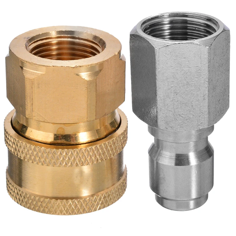 Pressure Washer Quick Release M22//14 Coupling 3//8 Male Probe Connector