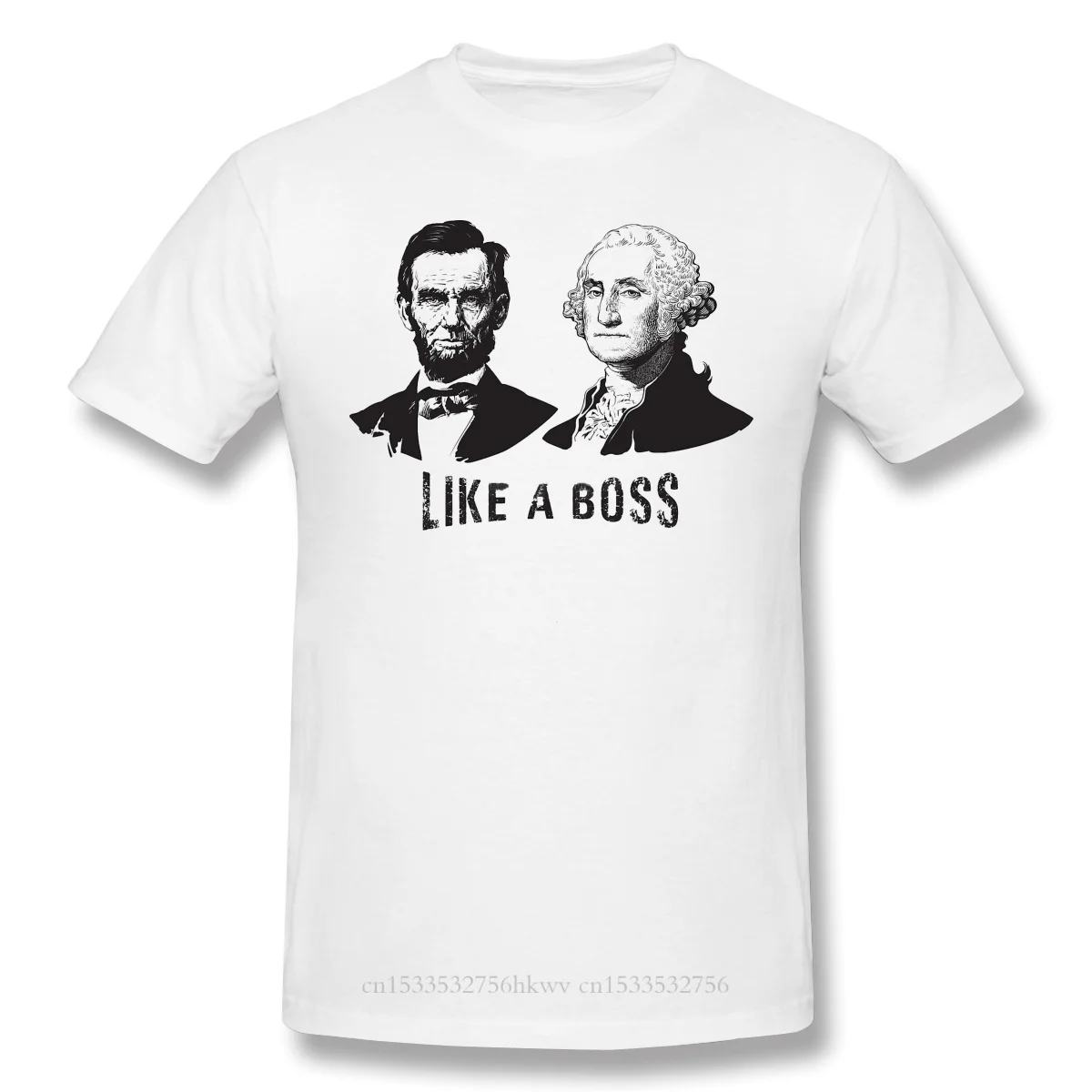 Футболка с надписью Presidents Day Abe Lincoln Джордж Washington белая футболка принтом Bad Boy For Life