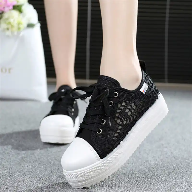 women's floral canvas shoes