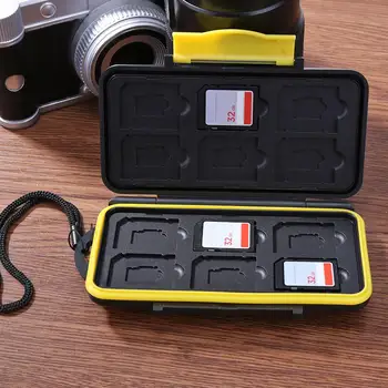 Multi-grid Large Capacity Waterproof Storage Saving Deposit Card Box Holder Shock-proof Memory Cards Case 153x90x20mm 1