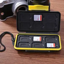 Porte cartes de dépôt multi réseaux, boîtier étanche de grande capacité, résistant aux chocs, pour cartes mémoire