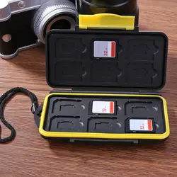 Porte cartes de dépôt multi réseaux, boîtier étanche de grande capacité, résistant aux chocs, pour cartes mémoire 