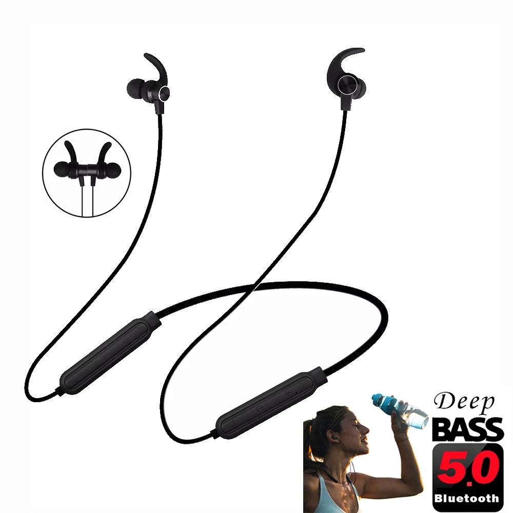 PunnkFunnk Bluetooth наушники, беспроводные шейные наушники, Bluetooth 5,0, магнитные басы, Стерео гарнитуры, auriculares fone de ouvido