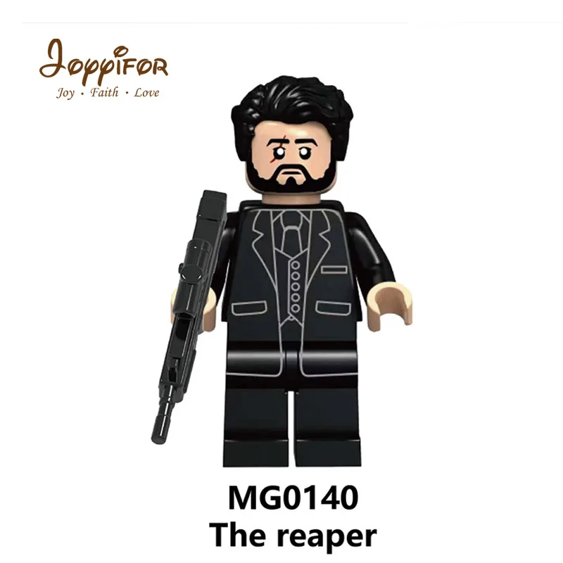 Hot Game Night Shooting Battle Skull Trooper Male Explorer Special Soldier Team Leader Mini Action Figures Building Blocks Toys