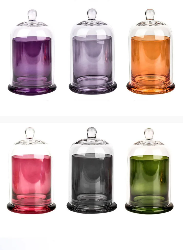 Frascos De Vidro Para Velas, Dome Cloche