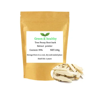 

Natural Cosmetic Ingredient/Tree Peony Root-bark Extract/Paeonol/Antibacterial and Good for Skin 100g