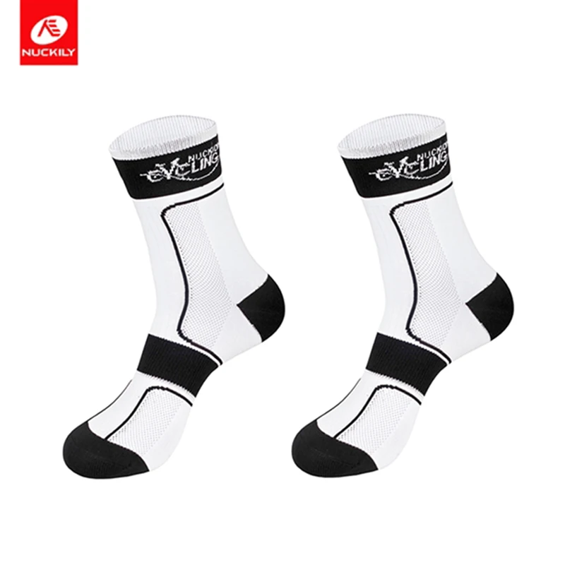 

NUCKILY Bike Riding Socks Outdoor Sports Socks Cycling Winter Men's Women Long Socks MTB Basketball Compression Function Socks