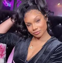 Pelucas de cabello humano brasileño suelto con frente de onda de encaje profundo para mujeres negras, prearrancado, 360, peluca con cierre de encaje Remy 4x4