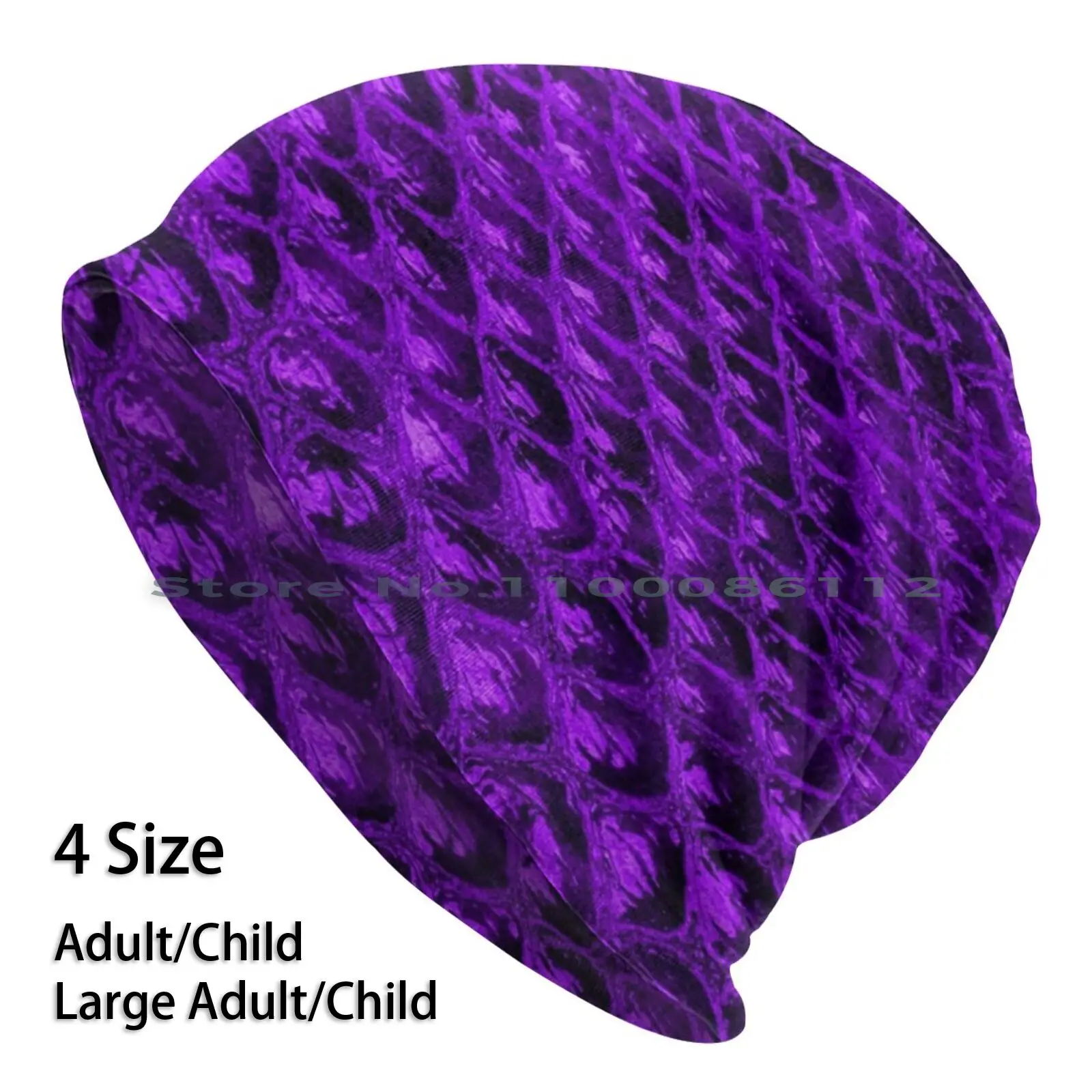 Royal Purple Dragon Scale Costume Berretti Cappello Lavorato A Maglia Dragon Scale Dragon Skin Dragon Hide Southside Serpents Lucertola Pesce Sirena