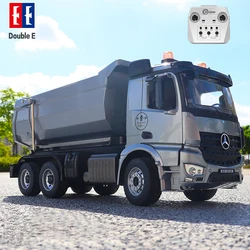 Machine d'ingénierie DOUBLE E RC, voiture professionnelle télécommandée, alliage 1/20G, camion à benne Caterpillar, tracteur sur Station Radio, 2.4 