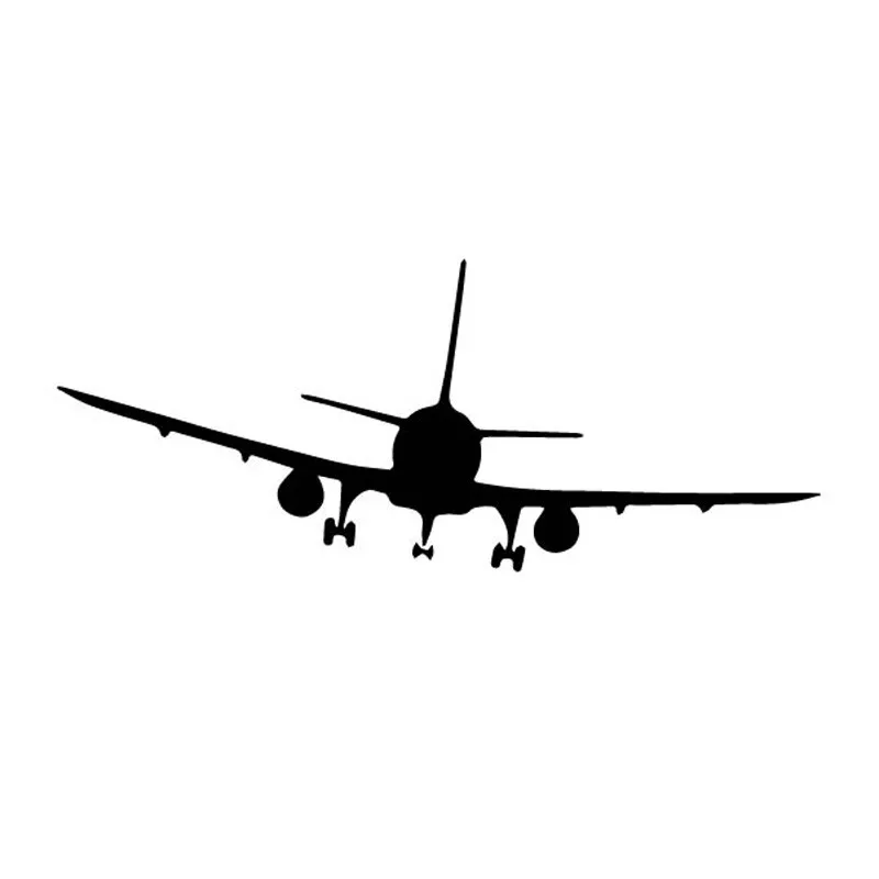 

13CM*15CM Cool Aircraft Positive Shadow Airplane Dazzling KK Vinyl Decal Wonderful Custom Car Sticker