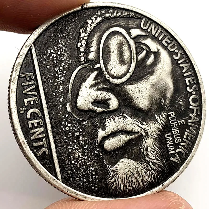 1915 American Wandering Coin Glasses Beard Male Commemorative