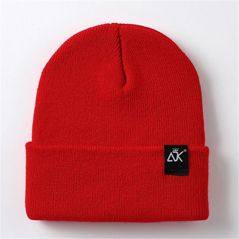 Fashion Brand Candy Color Beanie Hat Men Woman Winter Warm Knitted Hats Unisex Hip Hop Streetwear Skullies Caps Autumn Bonnets winter cap