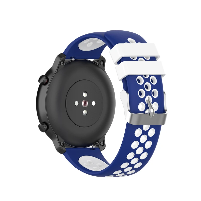 Силиконовый ремешок для часов для samsung galaxy Watch 46 мм спортивный сменный Браслет ремешок для часов 22 мм для gear S3 Frontier/Classic