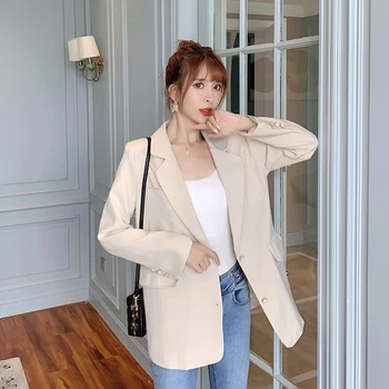 

Small Suit Jacket Female 2020 Spring and Autumn New Korean Version of Loose Casual Temperament Slim Net Red
