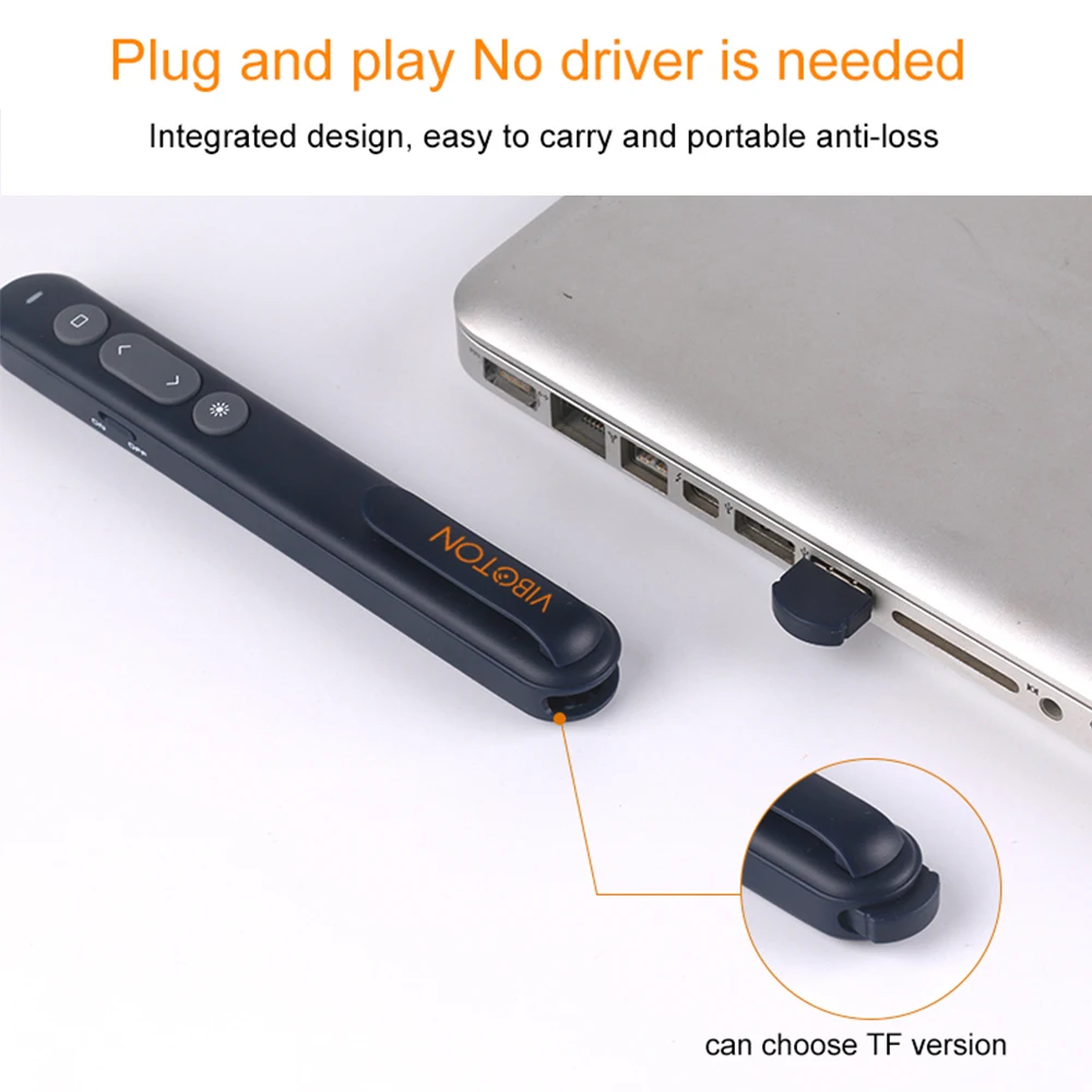 Беспроводная ручка для презентаций 2 4 ГГц USB пульт дистанционного управления