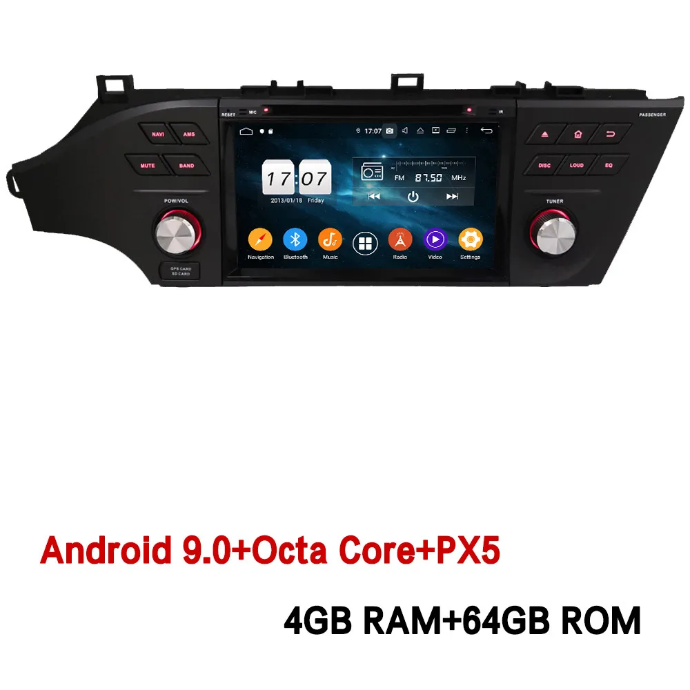 4GB RAM x 64GB ROM Klyde ips 4G Android 9 Восьмиядерный 4 Гб ОЗУ 64 Гб ПЗУ DSP BT автомобильный DVD мультимедийный плеер радио gps ГЛОНАСС для Toyota Avalon - Цвет: 4GB RAM x 64GB ROM