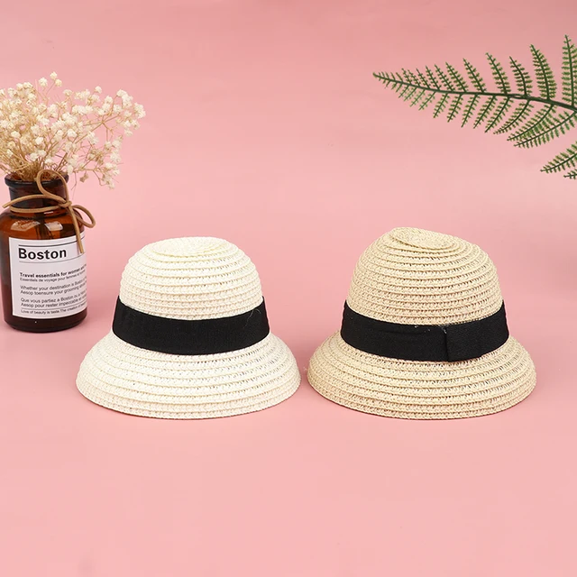 Fashion Doll House Hand-woven Straw Hat For 1/6 Doll Accessories Decoration For Blyth 3