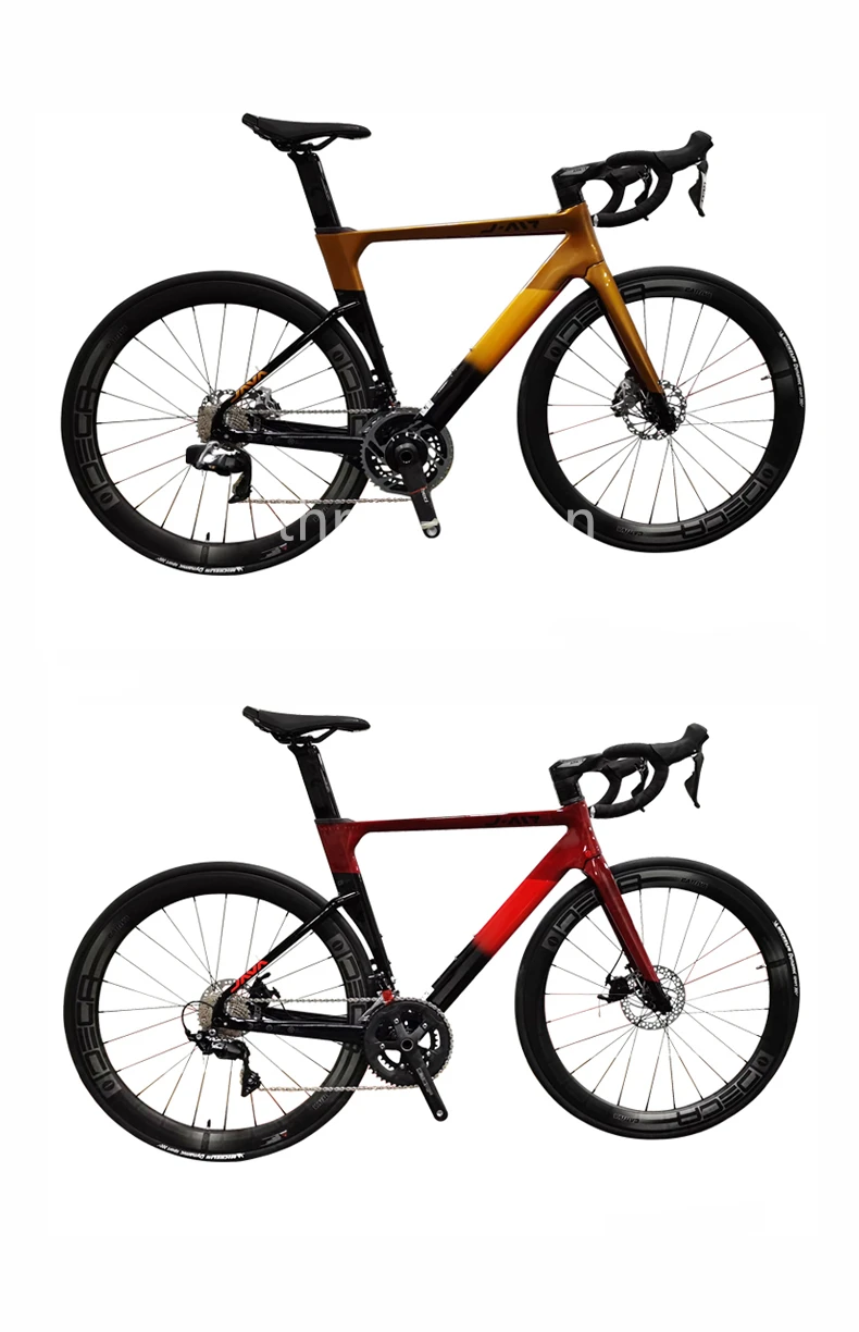 Java FUOCO J.AIR Full Carbon Fiber Road Bicycle 22 Speed Competition Carbon Race Bike Wire Pull Hydraulic Disc Brake R7000 105