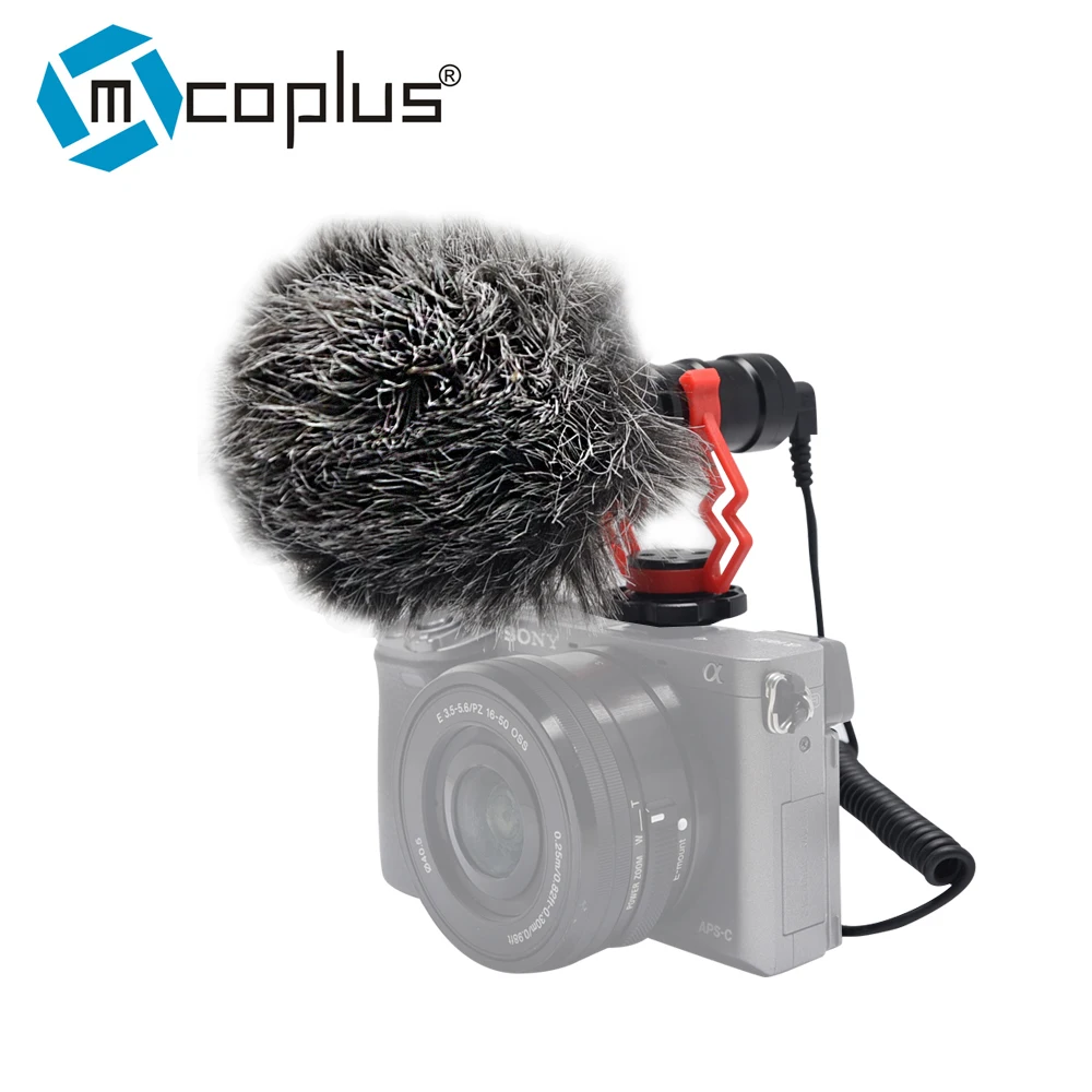 Микрофон Mcoplus для записи видео микрофон конденсатор цифровой зеркальной камеры