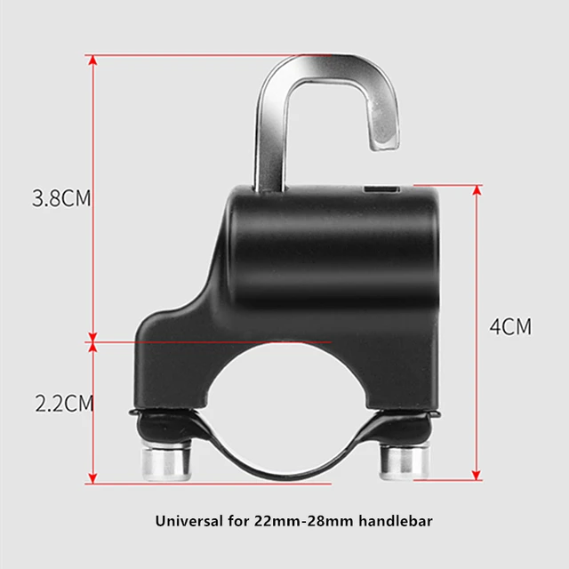 Cadenas antivol avec alarme 110dB pour trottinette ou vélo - M365-SHOP