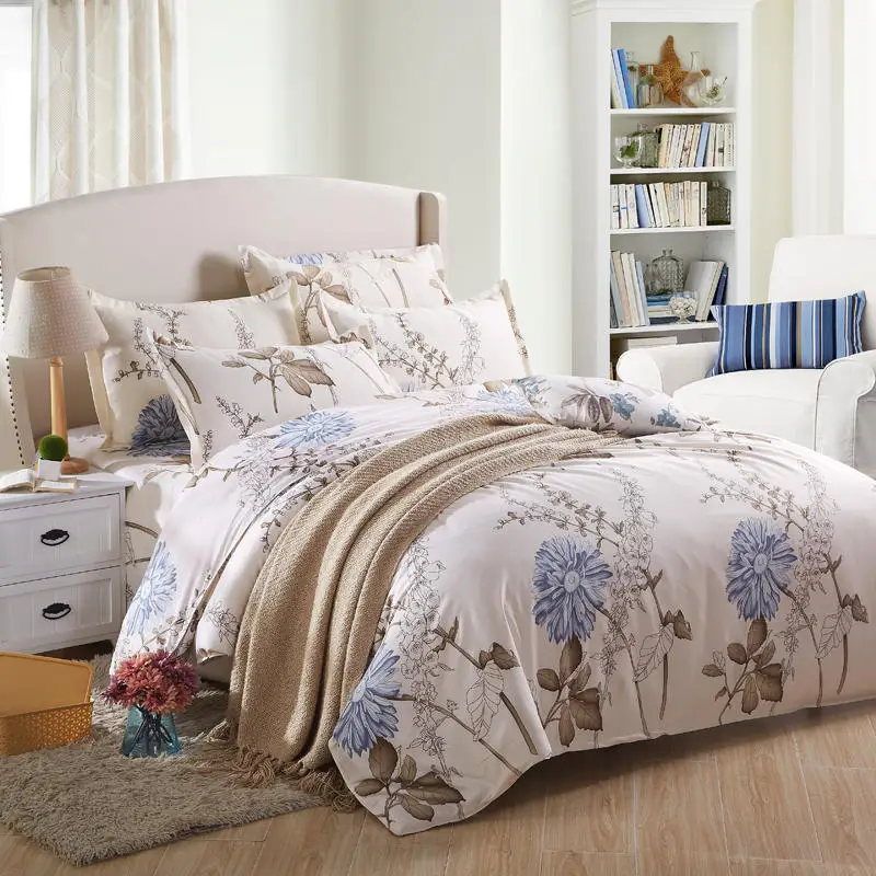 

4pcs Geometric Bedding Set Cute Cartoon Kids Polyester Bedding Home Textile Flat Sheets Duvet Cover Pillow Cover