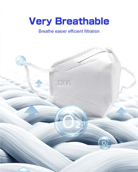 

5-200pcs Children's Masks KN95 Mascarillas niños Mouth Cap 4 layer Filter Water Proof Dustproof Mascherine In Stock FFP2 Masks