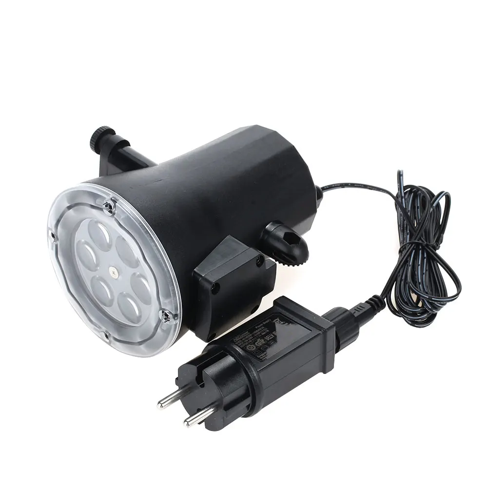 Landscape Lamp LED Moving Christmas Xmas Projector Lights Portable Plastic Indoor Outdoor Lawn Lamp Garden Party Birthday