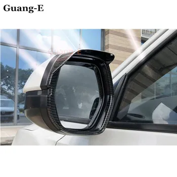 

Car Rear Rearview Side Glass Mirror Trim Frame Rain Shield Sun Visor 2pcs For Honda HR-V HRV Vezel 2014 2015 2016 2017 2018