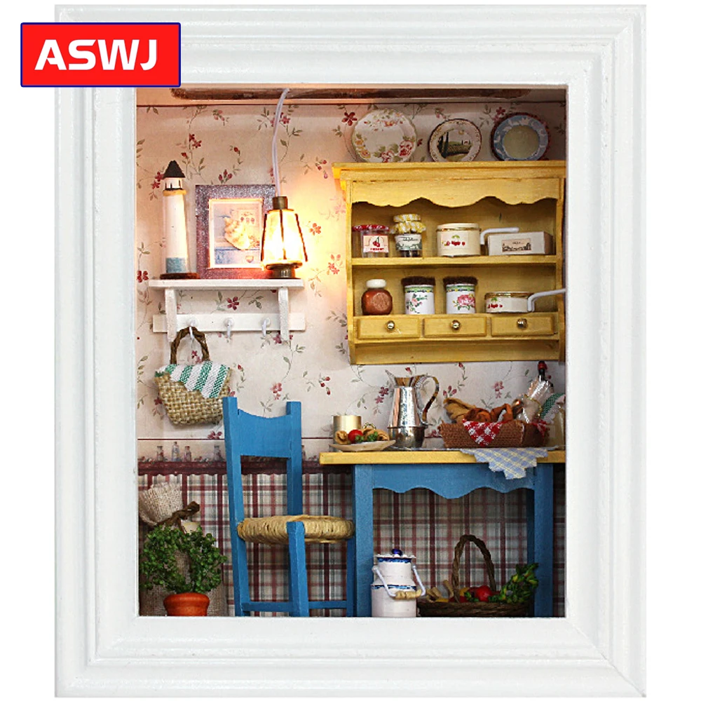 ANSHENG DIY Кукольный дом деревянные кукольные дома миниатюрный кукольный домик