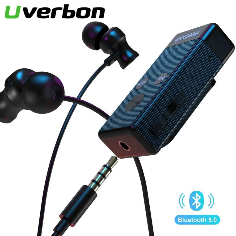 2 in 1 Wireless Bluetooth 5 0 Receiver Transmitter Adapter 3 5mm Jack For Car Music Audio Aux A2dp Headphone Reciever Handsfree