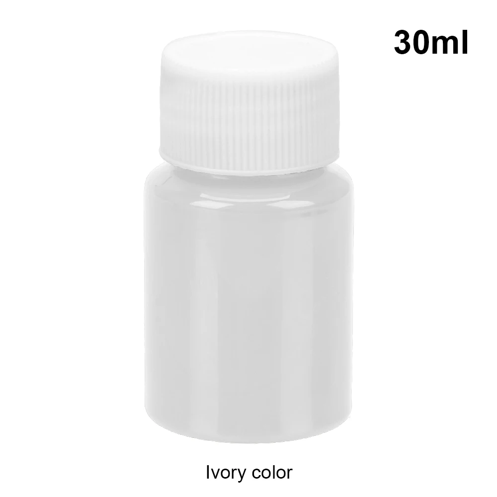 LEEPEE 30 мл изделий из кожи и ПВХ восстановитель отверстий царапинам трещин Универсальный кожаный инструмент для ремонта без нагрева жидкости на сиденье в машину на диван пальто - Цвет: Ivory white