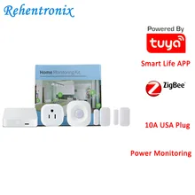 Cheap 10A USA Type ZigBee Tuya Smart ZigBee Hub PIR Motion Detector Door Sensor Power Energy Smart Home Monitoring Kit Cheap 10A USA Type ZigBee Tuya Smart ZigBee Hub PIR Motion Detector Door Sensor Power Energy Smart Home Monitoring Kit