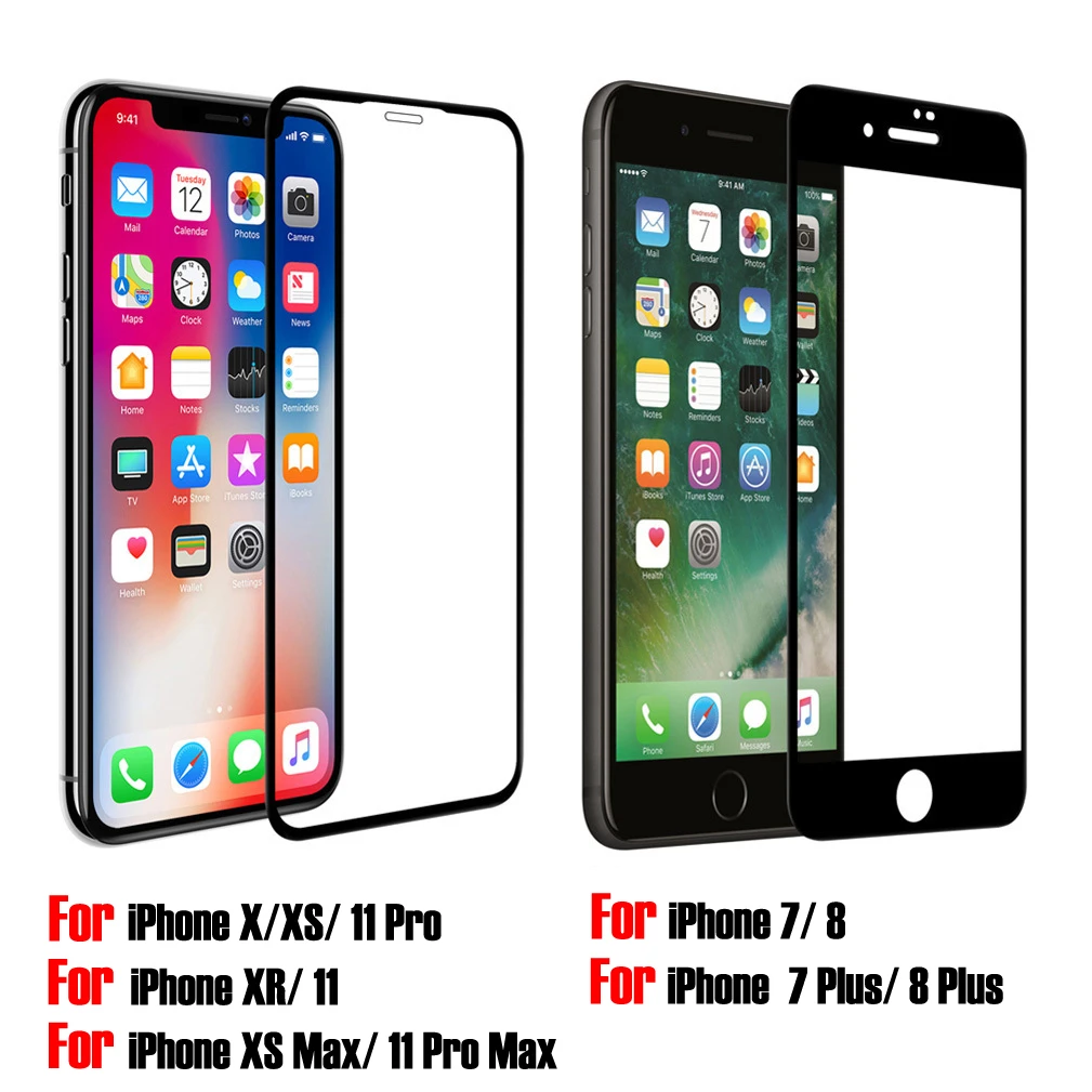Закаленное стекло Nillkin XD Max для iPhone XS max 11 pro MAX защита экрана с полным покрытием X XR 7