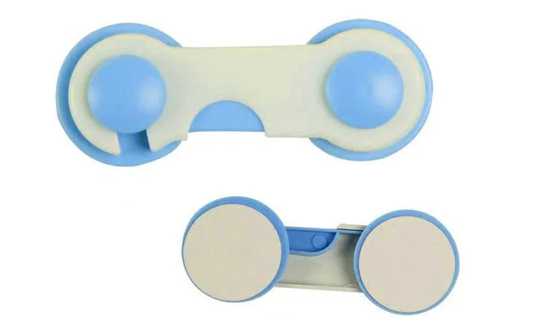 Style D Blue Herbabe 5 шт. Детские замки безопасности для ящика холодильника пластиковые двери блокировки Детские замки для шкафов Защита ребенка защитные продукты - Цвет: Style D Blue